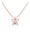 Shining Butterfly Silver Necklace SPE-5771